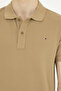 Men's Slim Fit Polo Neck Khaki Basic T-Shirt 50286724-Vr027 - 7