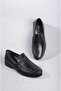 SEÇ 891 Genuine Leather LEATHER CUSTOM-MADE MEN'S SHOES BLACK - 7