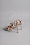 Select 649 women's evening shoes (heel height: 10 cm) silver - 6