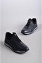 Select 5333 genuine leather casual men's shoes navy blue