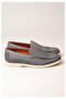 Select 4439 Genuine Leather Casual Men's Shoes Grey Suede - 2