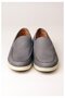 Select 4439 Genuine Leather Casual Men's Shoes Grey Suede - 3