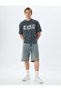 Cotton Oversize T-Shirt - Slogan Print, Crew Neck, Short Sleeve - 2