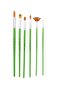 6-Piece Acrylic Paint Brush Set - Oil and Water Paint Brush, (Flat-Flat-Cut) Set - 2