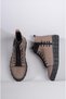 SELECT 6389 Genuine Leather LEATHER MEN'S CASUAL BOOTS TAUPE COLOR - 2