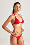 TRIANGLE BIKINI TOP RED - 2
