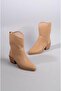 Select 8590 genuine leather western summer boot (heel height: 5cm) caramel - 2