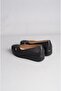 Select n1051 genuine leather heel women's shoe black - 5
