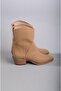 Select 8590 genuine leather western summer boot (heel height: 5cm) caramel - 4