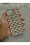 iPhone 12 and 12 Pro (6.1 Inch) Compatible Bracelet Charm Accessory Glossy Nickel Plated Silver Lux Case - 5