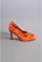 Select 754 transparent detail stiletto (9cm) orange - 4