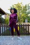 Fashion Line Women's Velvet Tracksuit Set 9078
