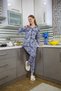 Fashion Line Women's Combed Cotton Long Sleeve Pajama Set 2769 - 3