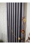 12488 Ready to Use Gray Colored Medium Battery 1X2.5 Fon Curtain - 4