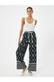 Black Women's Wide Leg Pants - 2