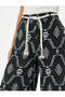 Black Women's Wide Leg Pants - 5