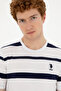 Men's Regular Fit Crew Neck White T-Shirt 50287039-Vr013 - 2