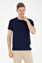 Men's Regular Fit Crew Neck Navy Blue T-Shirt 50287085-Vr033
