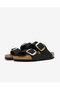 Arizona big buckle lenb women's black slipper 1023290-20357 - 3