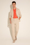 Men's Carrot Fit Camel Canvas Trousers 50287457-Vr015