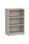 Wooden Storage Display Shelves 3-Tier Freestanding, Light Grey