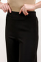 6633 High Waist Wide Leg Trousers - Black - 3