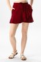 Ada Şile Cloth Summer Shorts Skirt Claret Red Brd - 4