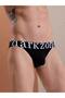 Black Wide-Elastic Men's Briefs - 3