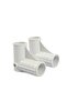 32 Lik Cradle Swing Leg Pipe Joining Apparatus 2 Pcs White