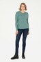 Women's Mint Crew Neck Basic Sweater Eli̇fsu Buti̇khome Tr - 4