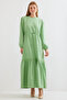 2483 Long Length Dress - Green - 4