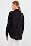 Women's Pocket Detailed Shirt 20234 - Black - 6