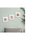 Classic Square Frames with White Mat - Adhesive, Pack of 3 21X21Cm - 2