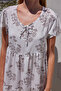 2352 V-Neck Short Dress - B.Brown - 6