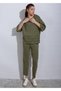 Organic Cotton Khaki Knitwear Top - 2