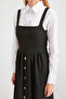 2490 Long Salopet Dress - Black - 4