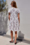 2352 V-Neck Short Dress - B.Brown - 7