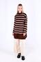 Acı Kahve Striped Turtleneck Tunic 5415 - 2