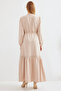 2483 Rochie Lungime - Crem - 5