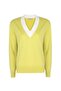 V-Neck Pistachio Green Women's Sweater - 4