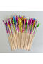 Colorful Palm Toothpicks 100 Pieces/Pack Presentation, Cocktail, Birthday, Cake Toothpicks - 4