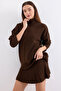 15891 Sweater Skirt Knitwear Two-Piece Set - Brown - 3