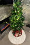 Christmas Pine Tree Foot Cover Washable Fabric with Velcro 65x65 - 2