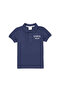 Boy's Navy Blue Polo Neck T-Shirt 50288123 -Vr033