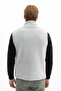 Ar-Ma Men's Gray Fleece Vest Regular Fit Full Zipper 100% Polyester Softech Winter Pocketed Unprinted K2642 - 6