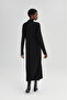 KNITTED STRAIGHT NECKLACE DRESS - 7