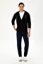 Men's Black Knitted Cardigan 50289028-Vr046 - 4