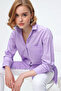 3879 Oversize Pocket Shirt - Lilac - 2