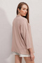 5862 Knitted Kimono - Beige - 6