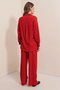 5858 Knitted Two-Piece Set - Red - 7